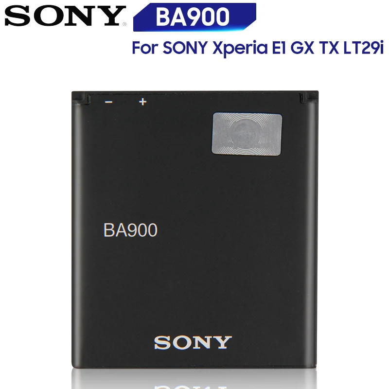 Оригинальный запасной аккумулятор Sony для SONY Xperia E1 GX TX LT29i SO-04D S36H ST26I C1904 C2105 AB-0500 BA900