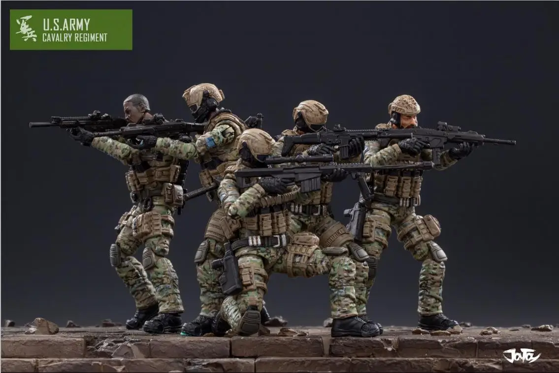 Темный источник 1: 18usmc Американский рейнджер полк команда 3,75 мобильный солдат военная модель игрушки