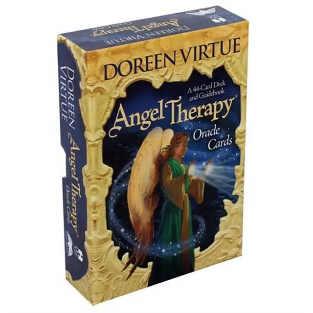 Angel Therapy Oracle cards PDF Guidebook Tarot cards deck board games for family party women kids toys 1