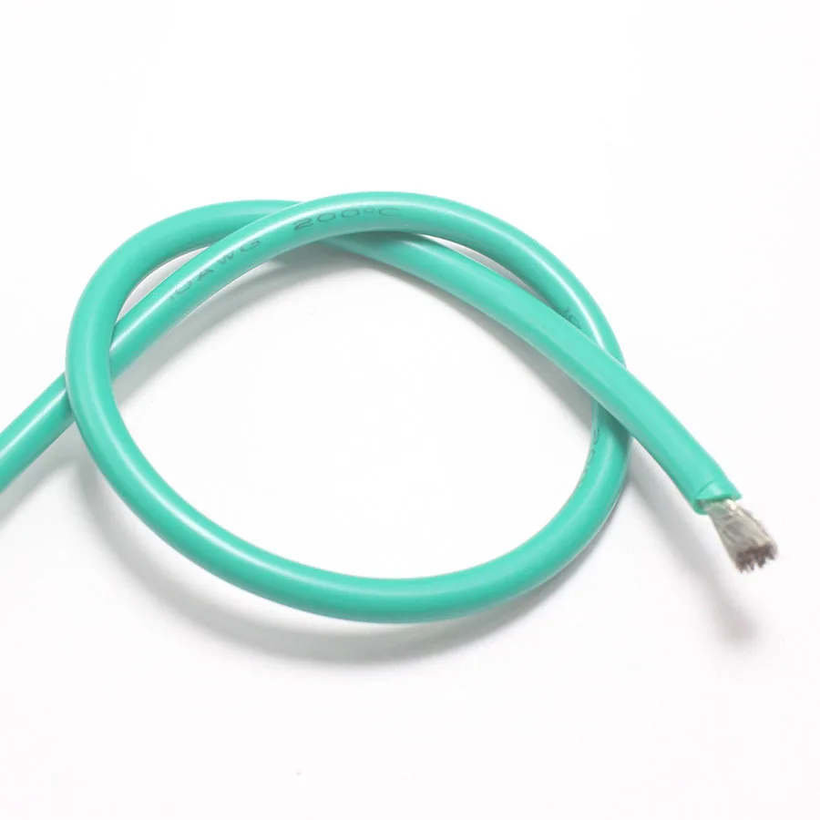 2 метровый 10awg силиконовый провод ультра гибкий кабель 5 3 мм2 Для ПВХ изоляционных