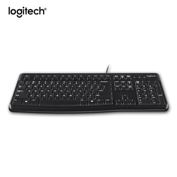 

Logitech K120 NEW Full Size Ergonomic Gaming Desktop Wired Keyboard Suitable for home office gamers