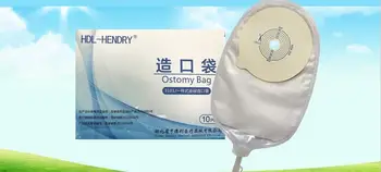 

10 pcs Hendry one-piece urinary tract pocket ostomy bag drainage urinary bag 15-45mm