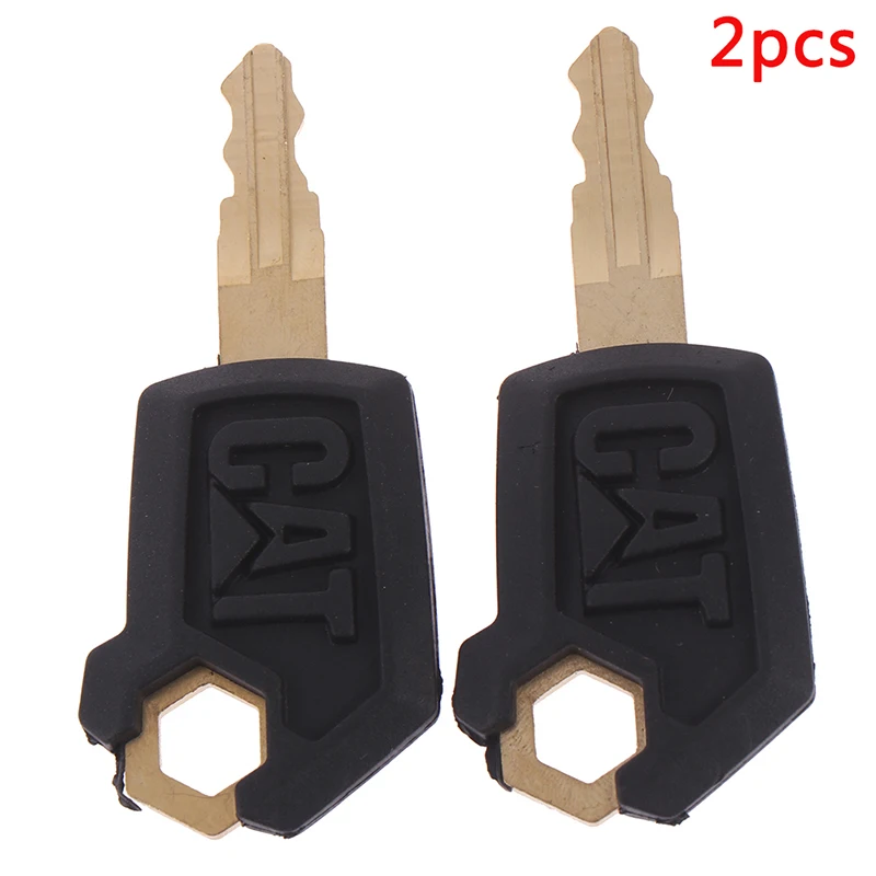 Black &amp Gold 2PCS Key For Caterpillar 5P8500 Heavy Equipment Ignition Loader Dozer Metal Plastic High Quality | Обустройство дома