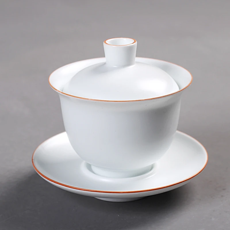Домашний Динг печи крышка чашки чая чашка керамическая чашка для чая чайный набор кунг-фу Celadon подъемный луч горшок три чаши WF1024315 - Цвет: C