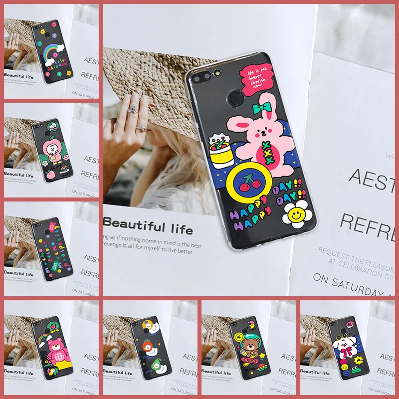 Силиконовый чехол для Huawei Y5 Y6 Y7 Prime 2017 2018 Y9 2019 Y3 II Pro | Мобильные телефоны и