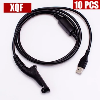 

XQF 10PCS USB Programming Cable for Motorola XPR P8260 P8268 P8200 P8208 Two Way Radio