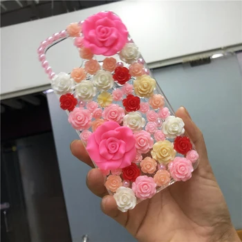 

Bling Glitter flowers for iphone 11 pro max case diamond phone case for iphone 11 pro 6 6S 7 8 Plus X XS XR XS MAX phone Cover