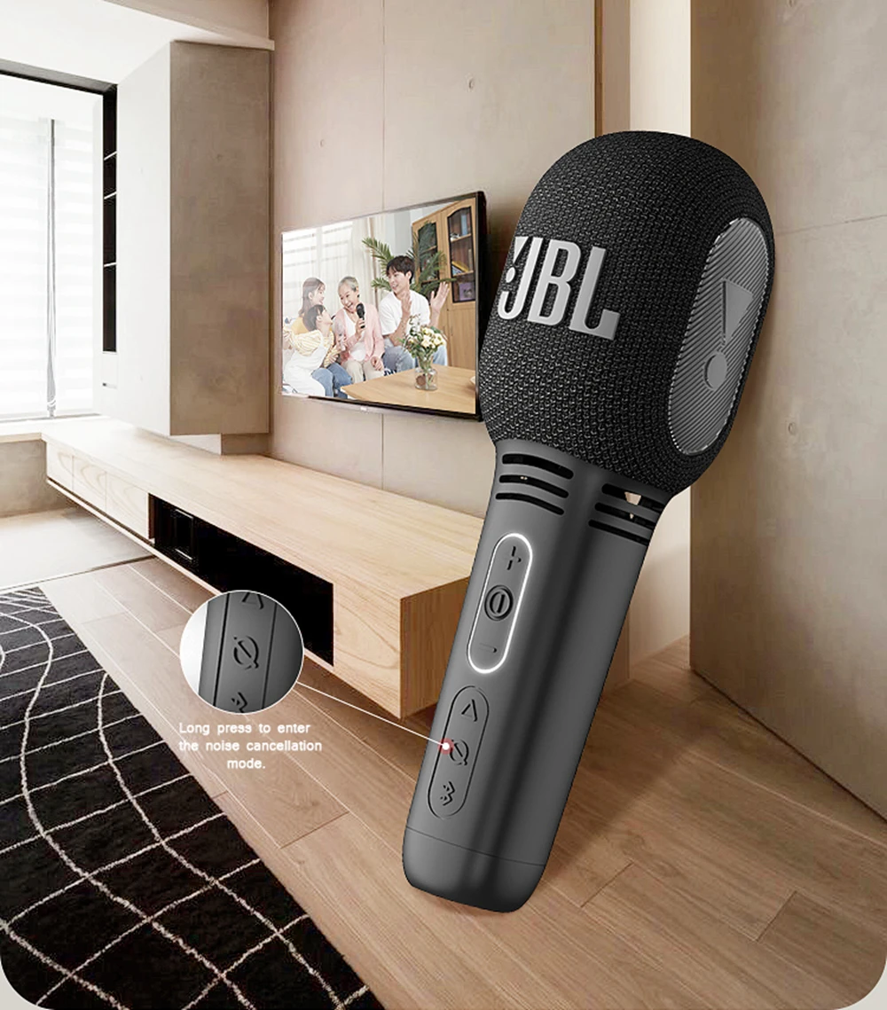 New Jbl Kmc 300 Bluetooth Microphone Wireless Karaoke Microphone