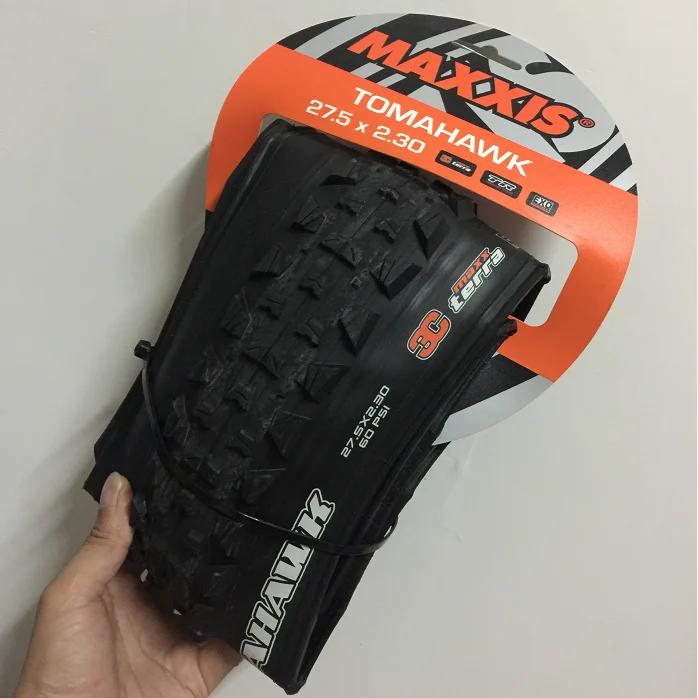 Maxxis TOMAHAWK бескамерные велосипедные шины 27,5*2,3 сверхлегкие 60TPI120TPI 3C бескамерные готовые анти прокол mtb горные шины 650B