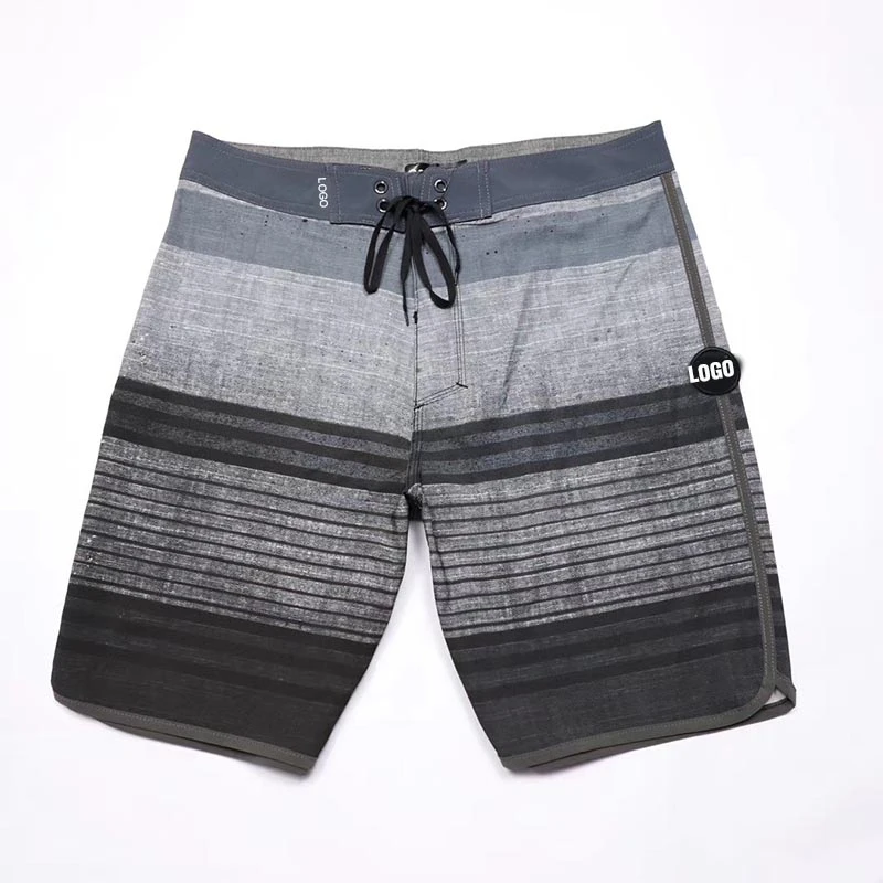 Mens Elastic Spandex Bermuda Boardshorts Phantom Beach Short Surf Fitness Gym Swim Trunks Swimwear Waterproof Quick Dry 2020 New | Мужская