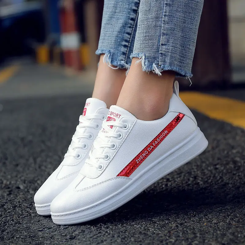 

Stock Processing Casual White Shoes Women Flat Students New Style Versatile Korean-style Spring And Autumn WOMEN'S Shoes Shoes W
