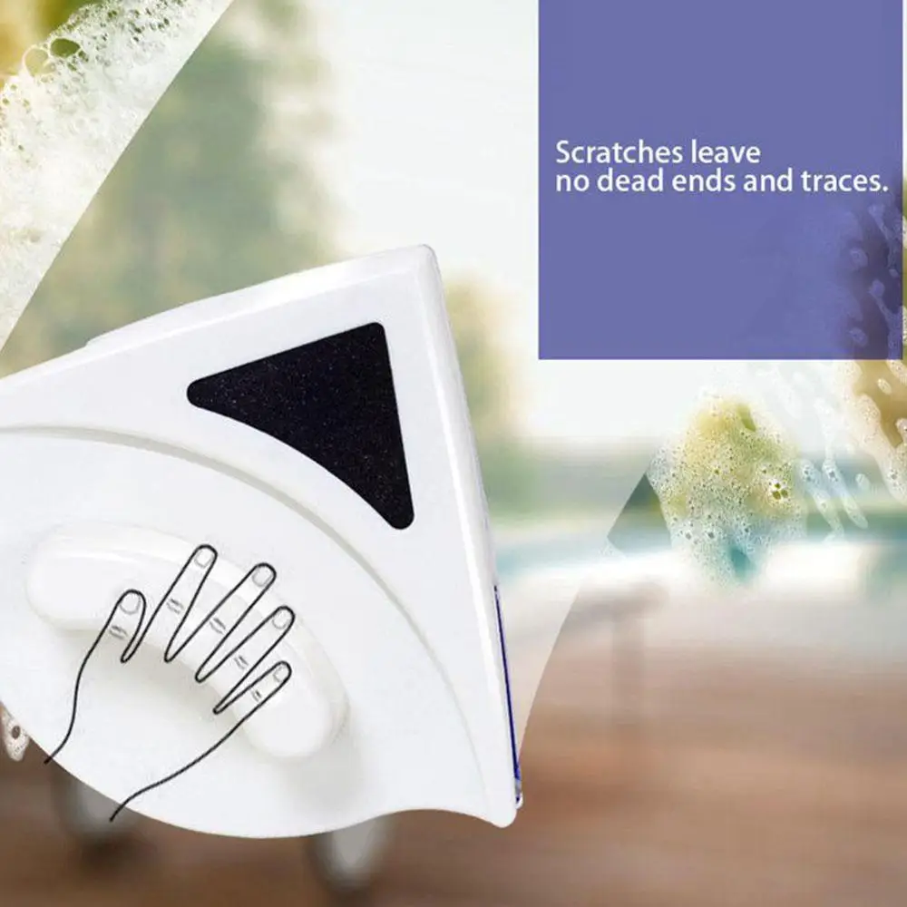 1 шт. двусторонняя магнитная щётка для мытья окон|Магнитные стеклоочистители| |