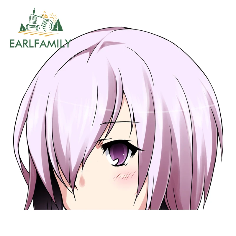 

EARLFAMILY 13 см x 7,5 см для Fate Grand Order Mash Kyrielight автомобильные мультипликационные наклейки виниловые наклейки Креативные украшения для мотоцикла