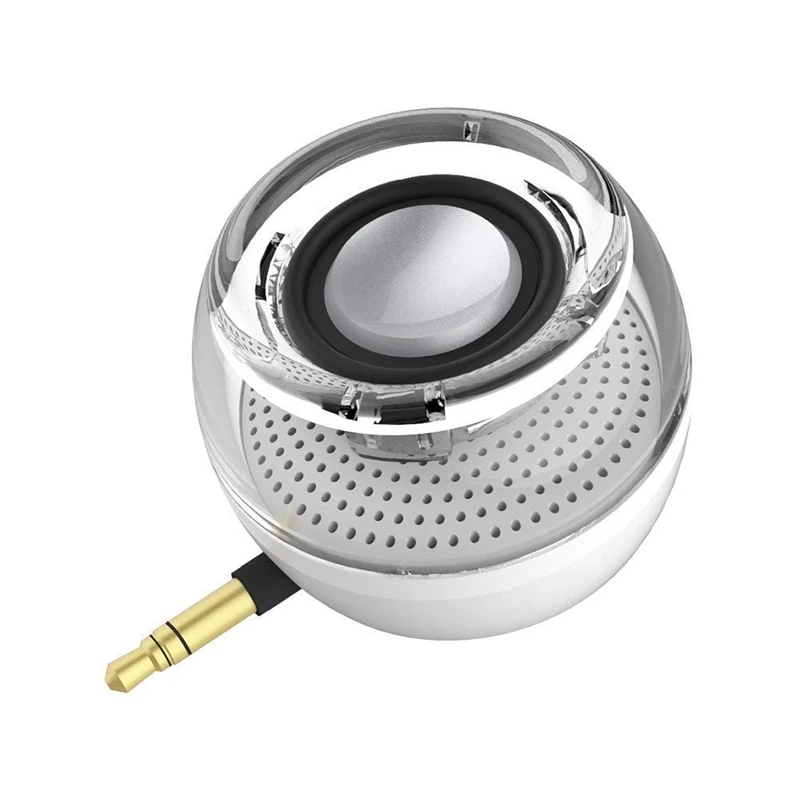 

AMS-3.5mm Mini Speaker Computer Amplifier Plug and Play Mobile Phone Speaker Mini Inline Portable External Loudspeaker Speaker