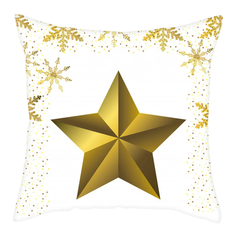 Fuwatacchi Christmas Decoration Cushion Cover Cartoon Pillow Case Home Decorative Pillow Cover for Sofa Car Seat Home Decor