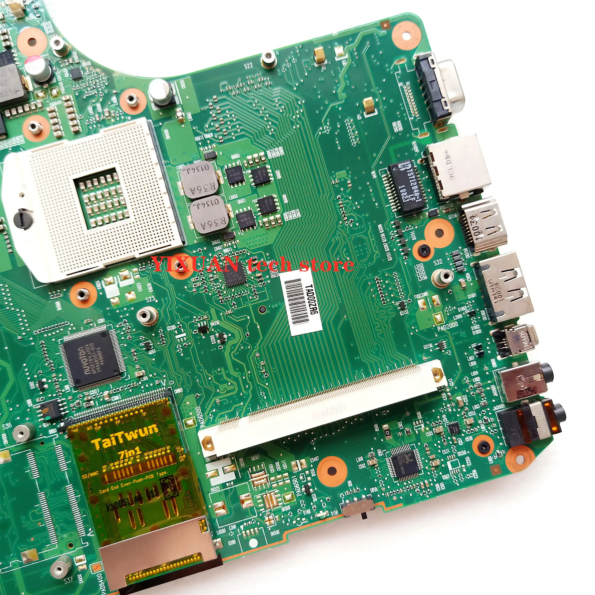 Eshakhare V000198160 для Toshiba Satellite A500 A505 ноутбук материнская плата 1310a2338704 основная плата HM55 DDR3 с графическим слотом