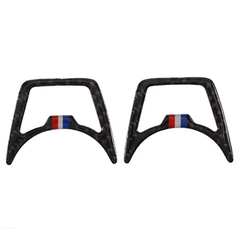 

NEW-New Carbon Fiber Headlight Switch Cover Frame Cover Trim for Ford Mustang 2015-2017