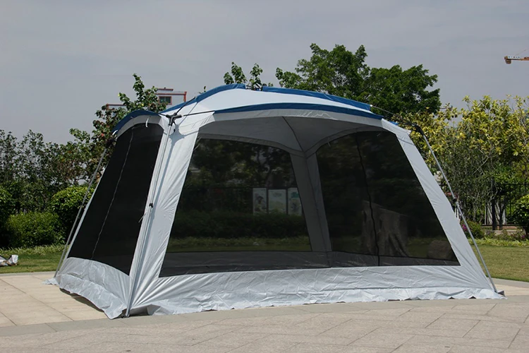 tenda grande gazebo sol abrigo com mosquiteiro