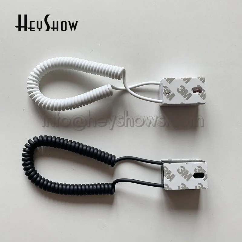 

10x Square Retractable Phone Anti-Theft Spring Pull Display Device Mobile Phone Security Stand Holder With Side Opening For Ties