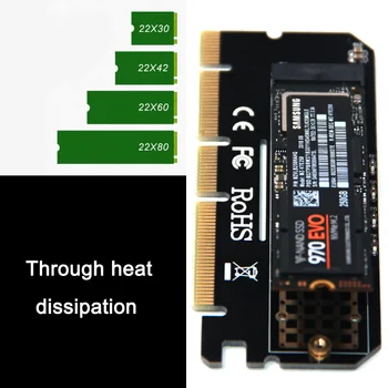 

1pcs M.2 NVME SSD to PCIE 3.0 X16 Adapter M Key Interface Expansion Card NC99