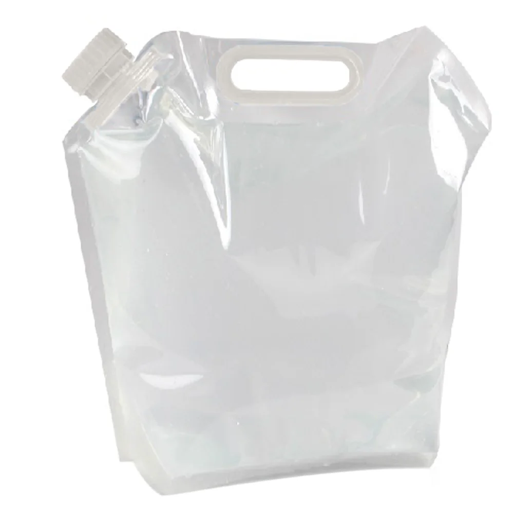 Sac de récipient d'eau pliable - HILILAND - 15L - PVC transparent