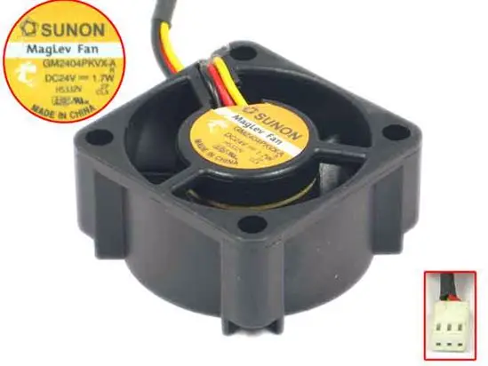 

SUNON GM2404PKVX-A DC 24V 1,7 W 40x40x20mm вентилятор охлаждения сервера