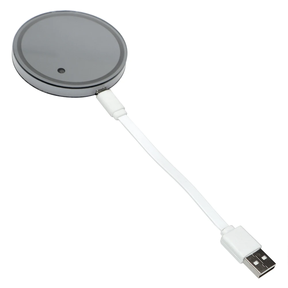 LEEPEE 2 шт. USB зарядка автомобиля RGB Light Pad автомобильный подстаканник коврик свет атмосферный переключаемый