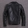 Free shipping.Plus size Brand soft sheepskin leather coat for man,men's genuine Leather jacket.fashion slim motor leather clothe ► Photo 2/4