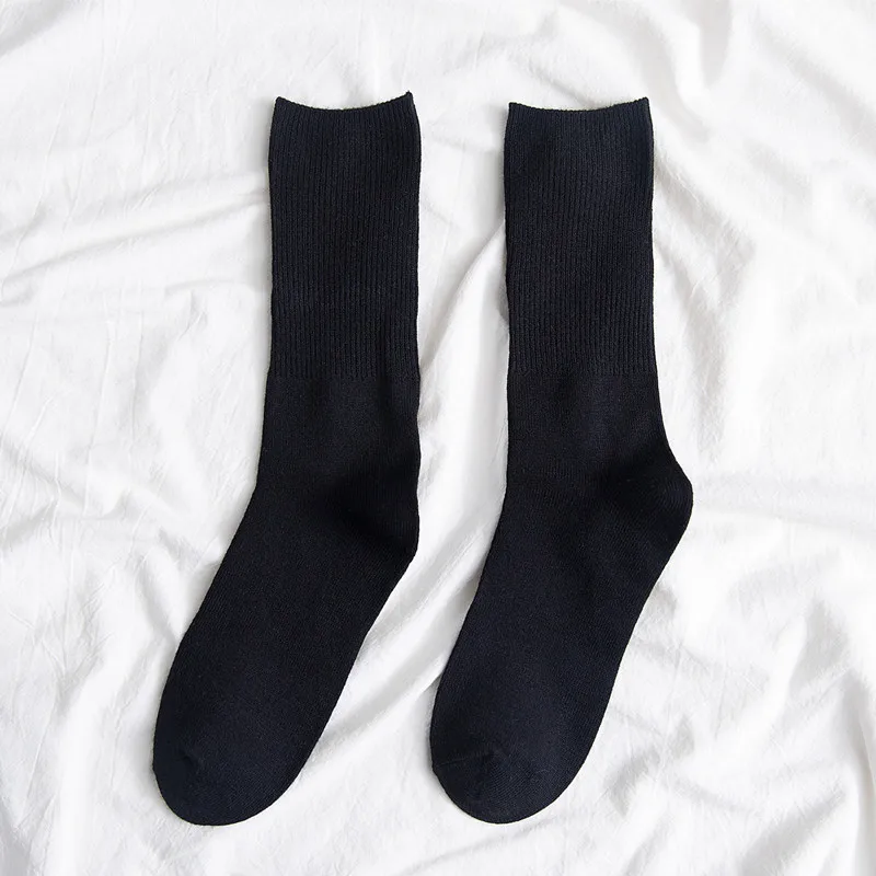 10Pairs piles of socks women wool socks solid color bright socks ladies College Wind Socks woman Wholesale - Цвет: 2