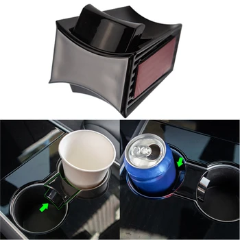 

Accessories Water Cup holder ABS Mobile Phone Slip For Tesla model 3 Parts