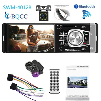 

4'' TFT Screen 1 Din Car Radio Audio Stereo MP3 Player Bluetooth with Rearview Camera Remote Control USB FM