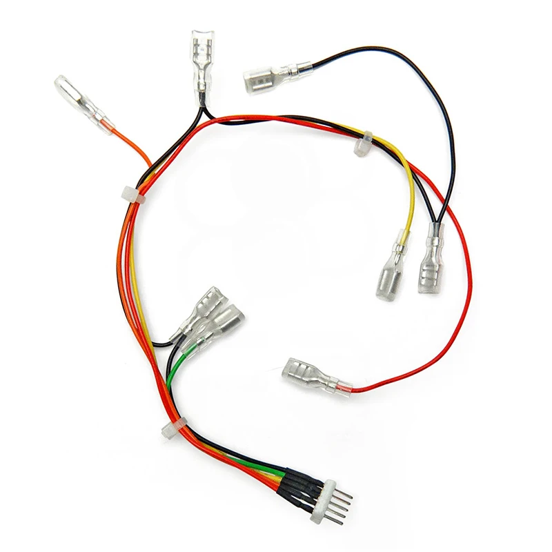 Arcade 4.8mm (.187) Microswitch Terminals  2 Pin 8-Pin to 5-pin Conversion Harness Wires for Jamma MAME Bartop Cabinet Machines arcade jamma 56 pin interface wire harness for arcade console jamma board pcb jamma pandora box arcade jamma