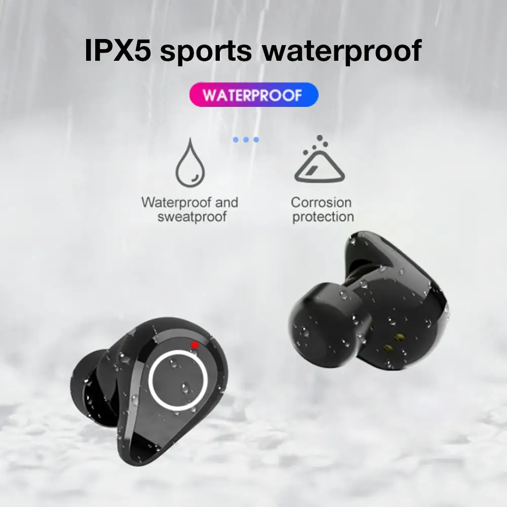 Q5 TWS Mini Bluetooth 5,0 стереофоническая гарнитура 6D стерео-вкладыши шумоподавление истинное беспроводное Автоматическое Сопряжение игровые наушники