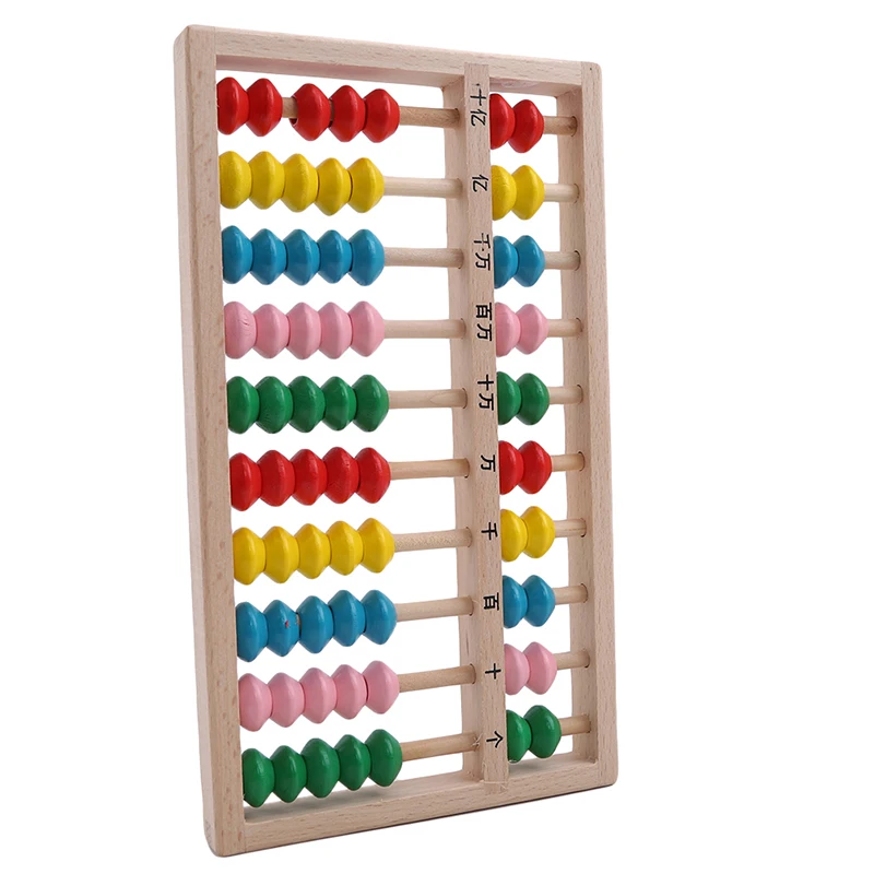 Montessori Toys Abacus Mental Arithmetic Learning Math Enlightenment Wisdom Early Learning Toys Children Juguetes Educativos