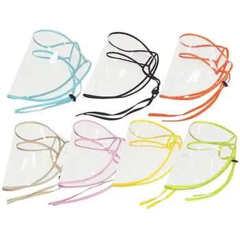 

7PCS Full Face Shield Anti-Spittle Protective Mask Anti-Splash Face Cover Windproof Mask for Outdoor Kitchen Fisherman Hat