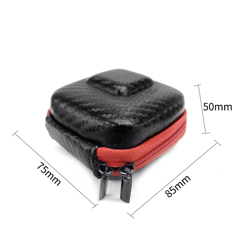 For GoPro Hero 7/6/5/4 Camera Storage case Bag Box + Buckle heat-proof Waterproof Mini Carry Bag Case for OSMO Action Camera SLR
