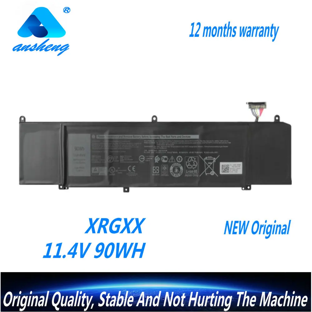 Подлинный аккумулятор XRGXX для ноутбука Dell Alienware M15 M17 R1 ALW15M-D1735R R1725S R1735R R1738R G5 5590 G7 7590