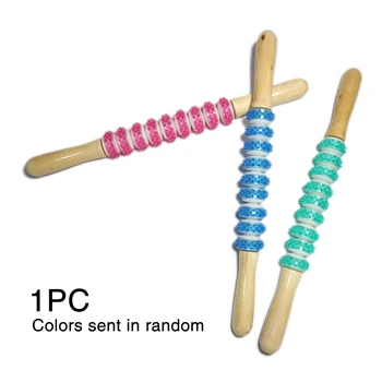 

Massage Stick Trigger Point Gym Travel Relax Tool Wood Leg Shoulder Yoga Roller Body Muscle Gifts Bar Fitness