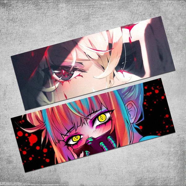 

Classic Cartoon Anime Beauty Cool Girl Eyes Car Styling and Decals Motorbike Laptop Guitar Auto Tail Window Stickers