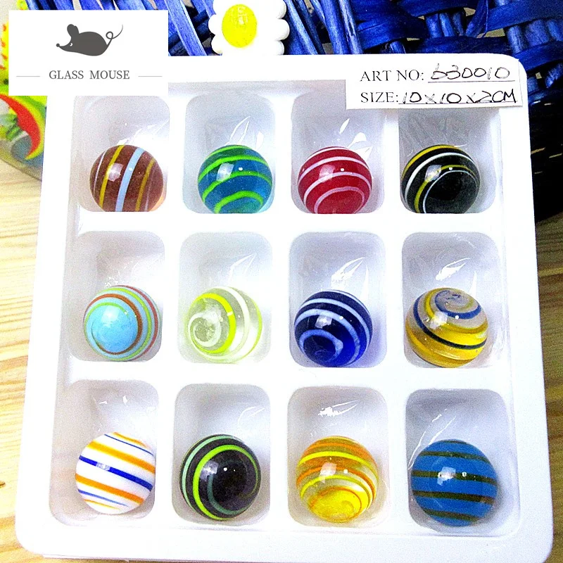 16 мм ручная работа стеклянные Мраморные Шарики шармы пинбол машина домашний