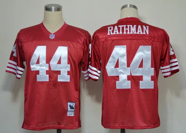 Stitiched, San Francisco s, Steve Young, Joe Монтана, Roger Craig, Ronnie Lott, Jerry Rice, Throwback для мужчин Джерси - Цвет: Красный