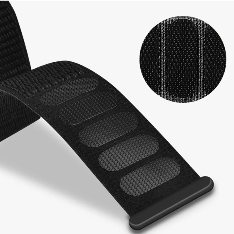 Ремешок для Apple Watch 44 мм 40 мм ремешок из нейлона iWatch Correa Series 5 4 3 2 Sport Loop 42 мм 38 мм браслет ремешок для часов аксессуары Новинка