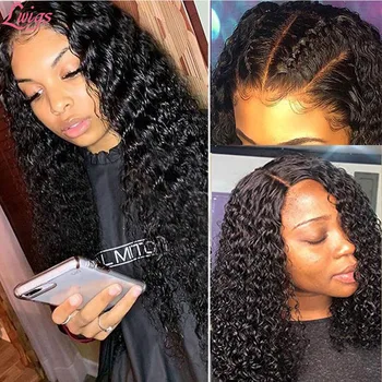 

Cheap Brazilian Curly U Part Lace Part Wig Pre Plucked U Part Lace Front Human Hair Wigs Curly With Baby Hair For Black Women