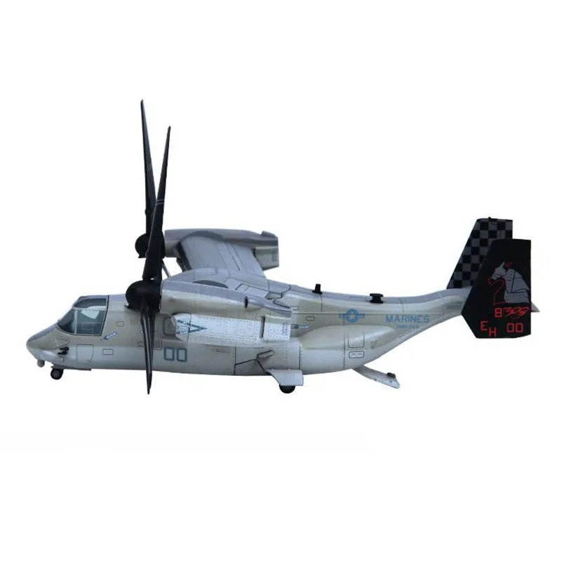 1/72 весы Темно-Синяя армия Морпехи V-22 Boeing Bell Osprey вертолет ВВС самолет модели игрушки для демонстрации коллекции