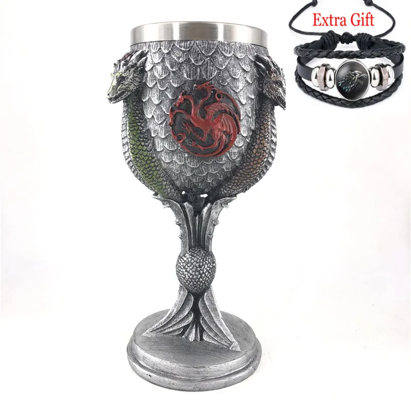2019 Новая модная 3D кофейная кружка Fire And кровь из нержавеющей стали и смолы пивная