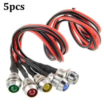 

5Pcs Led Indicator Light Dashboard Led Light 12V Motorboat Truck Led Indicator Light Car Accessories