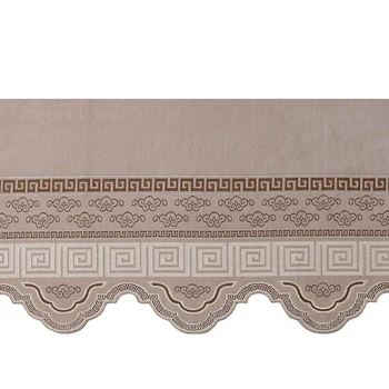 

1 PC Blue Roman Valance Tier Fabric Only Jacquard Chenille Window Valance Short Kitchen European Curtain DIY Swags JS206C