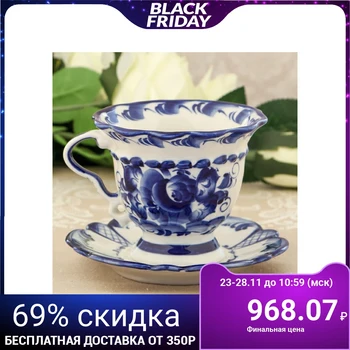 

Tea pair "Rope", 250 ml, gzhel 1360630
