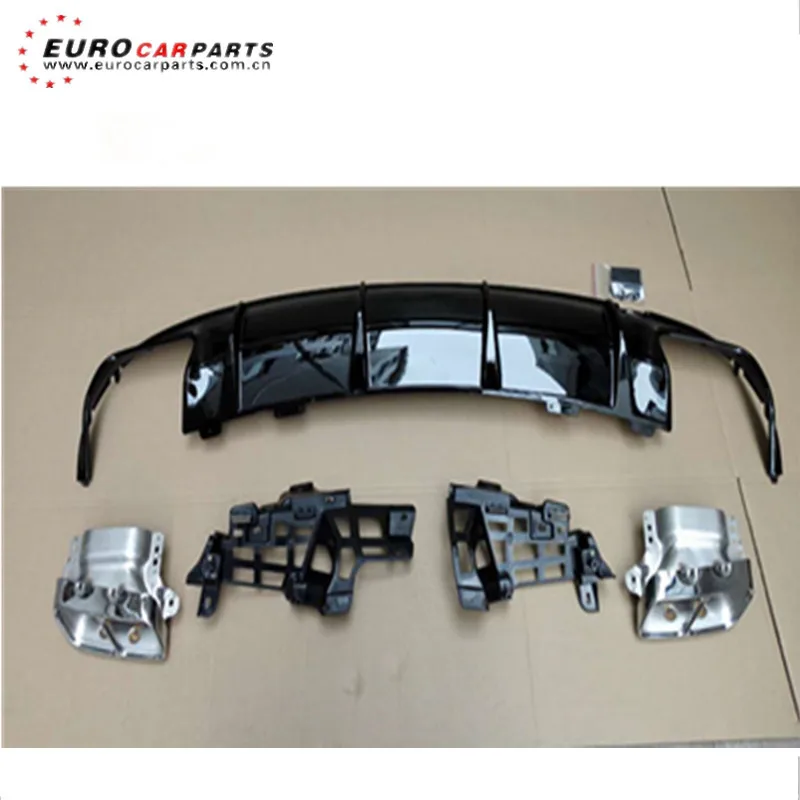 Cla45 Rear Diffuser With Exhaust Tips For Claclass W117 Pp Material