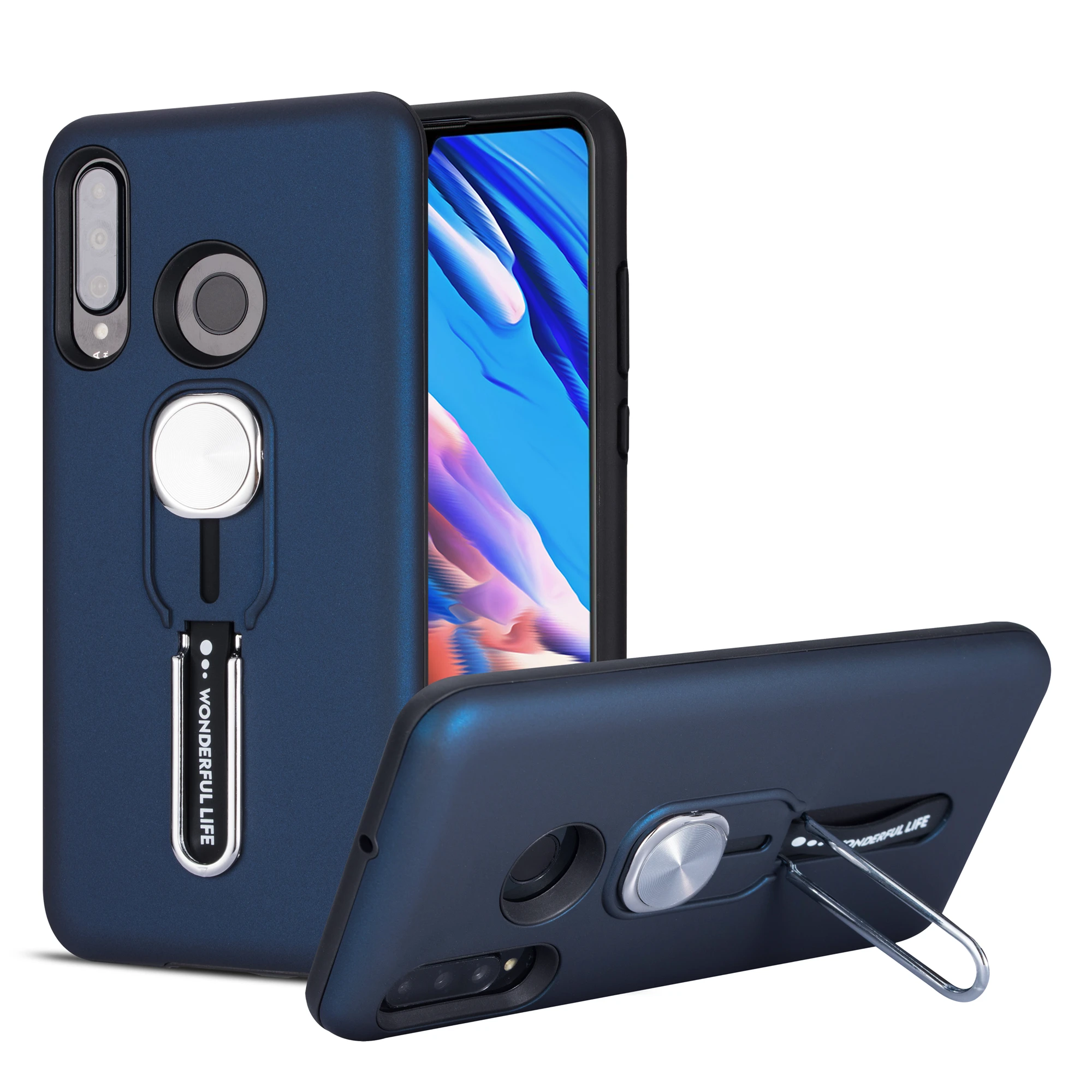 Redmi Note 7 case shockproof hybrid armor soft TPU inner & hard PC cover finger strap stand cases for Xiaomi 6 Pro | Мобильные